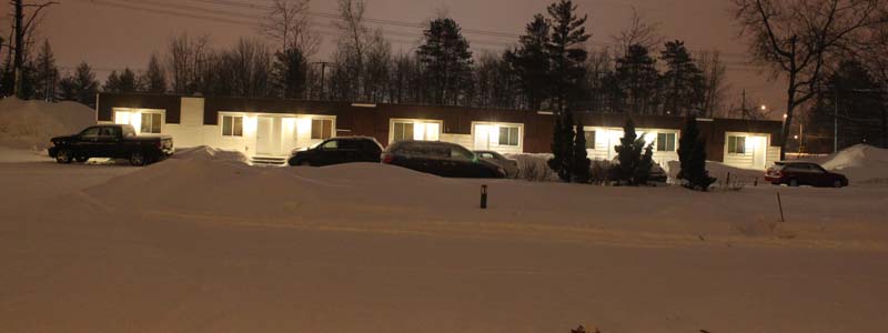 A night of snow season